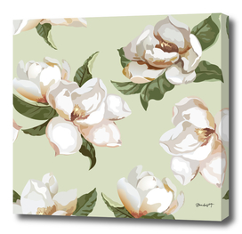 Love Of Nature... Gorgeous Creamy-white Magnolia Flowers