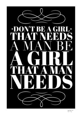 Be a girl