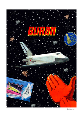 Buran — Soviet space art [Sovietwave]