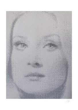 Algorithmic art abstract portrait | Pop art