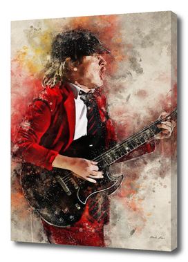 Inspired by Angus Young