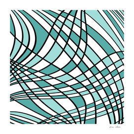 Abstract pattern - turkiz