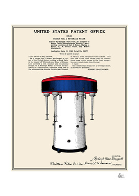 Milkshake Machine Patent