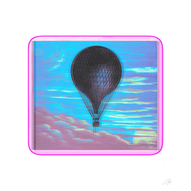 Balloon | Cloudy Skies | Vintage | Vaporwave