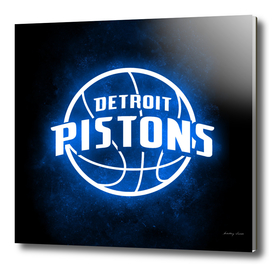 Neon Detroit Pistons