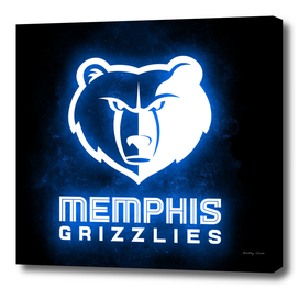 Neon Memphis Grizzlies