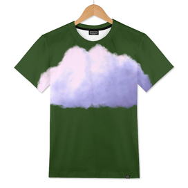 Emerald Green Cloud Print.