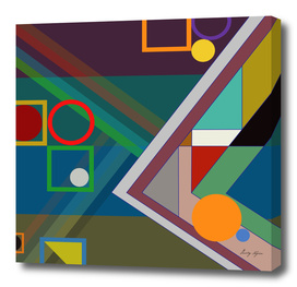 Abstract geometric composition