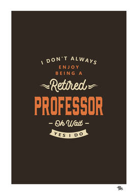 Professor Funny Job Title Profession