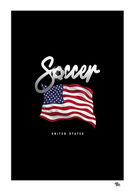 USA Soccer - American Flag