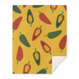Red and Green Chili Pattern