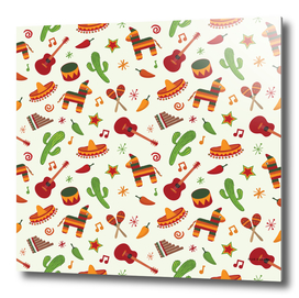 Mexican Music Pattern