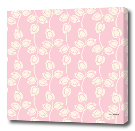Pink and White Floral Pattern