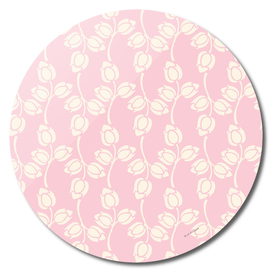 Pink and White Floral Pattern