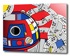 Star Wars Pop Art - R2D2 Abstract