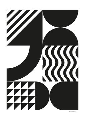 Geometric Bauhaus Pattern II