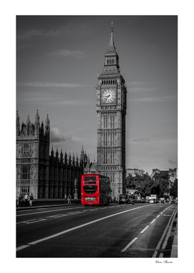 Big Ben and London Bus