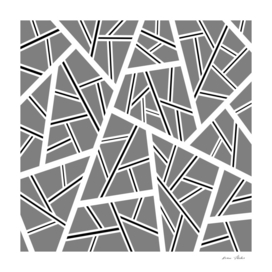 Abstract geometric patern - gray.