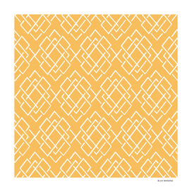 Yellow & White Diamond Pattern