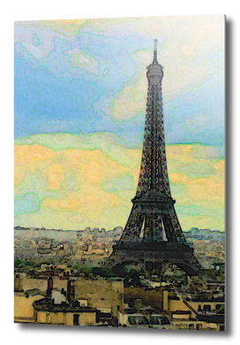 Watercolor Dream of Paris