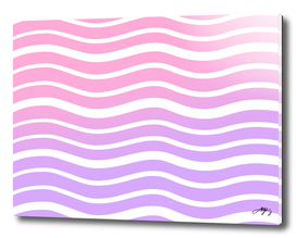 Waves Pastel Purple Pink