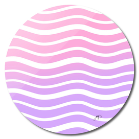 Waves Pastel Purple Pink