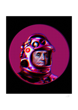 Crypto Benjamin | Cyber Space Astronaut Miner | Purple