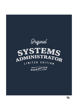 Systems Administrator Funny Job Title Profession Birthday
