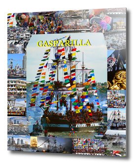 Gasparilla poster work A