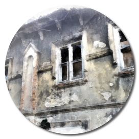 Lublin. Abandoned house