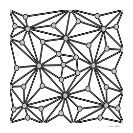 Abstract geometric pattern - gray
