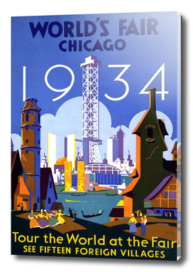 World's Fair Chicago - USA - Vintage Travel