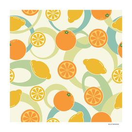 Patterned Oranges and Lemons