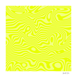 Neon Yellow Swirl | Beautiful Interior Design