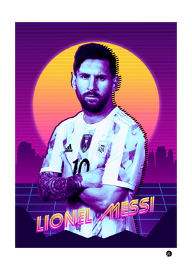 Lionel Messi Retro style