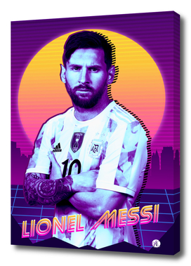 Lionel Messi Retro style