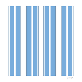 Jordy Blue Two Color Picnic Stripes | Interior Design