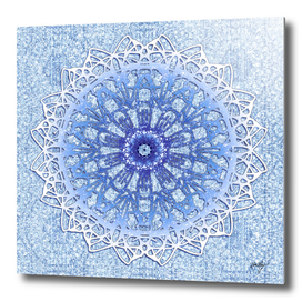 Frozen Blue Mandala