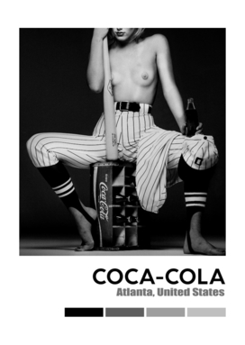 Coke Baseball Girl，Hypebeast Luxury Fashion
