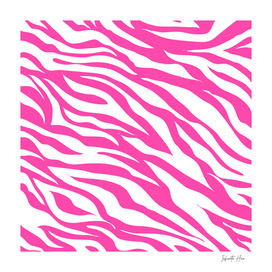 Neon Pink Zebra | Beautiful Interior Design