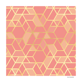 Pink and Gold Geo