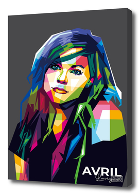 Avril Lavigne in Pop Art Portrait