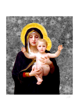 Madonna and Child, after Bouguereau| Retro | Vintage