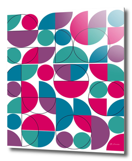 Colorful geometric abstract