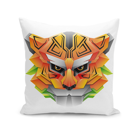 Cute colorful Tiger Head illustration