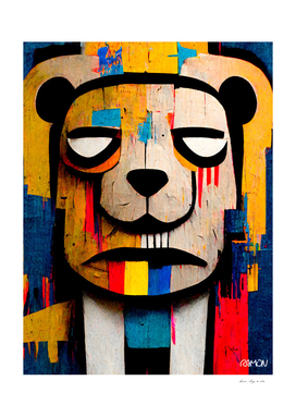 Abstract Art bear