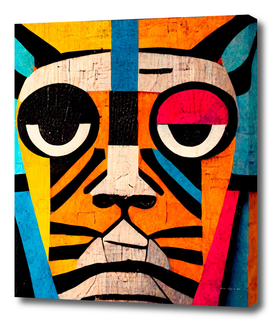Abstract Art Tiger