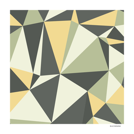 Modern Geometric Grey, Yellow and Olive