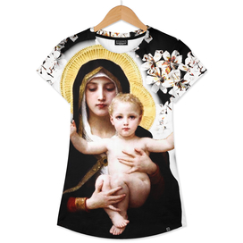 Madonna of the Lilies, after Bouguereau | Retro | Vintage