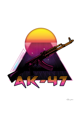 AK 47 RETRO ARTWORK
